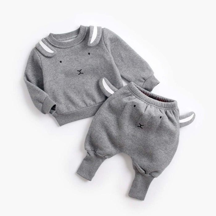 Baby Plus Velvet Sweater Suit 2 to 3 years.
