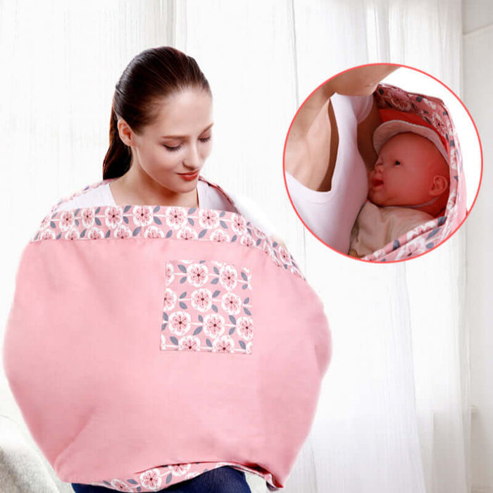Baby Wrap Carrier Sling adjustable cotton nursing cover.