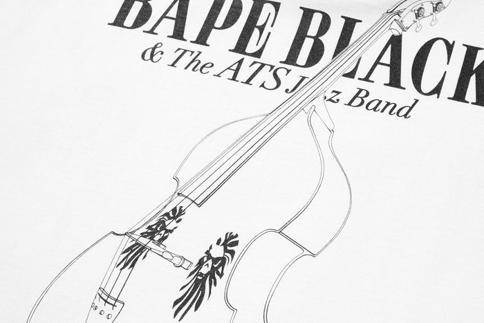BAPE BLACK CONTRABASS TEE