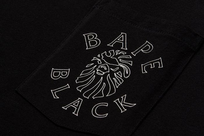 BAPE BLACK LOGO POCKET TEE