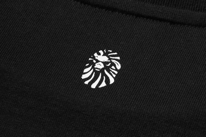 BAPE BLACK MESSAGE PRINT BLACK TEE