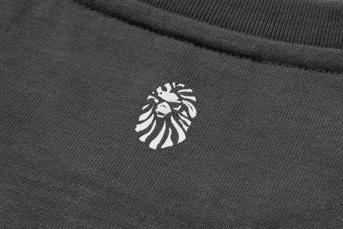 BAPE BLACK MESSAGE PRINT GREY TEE