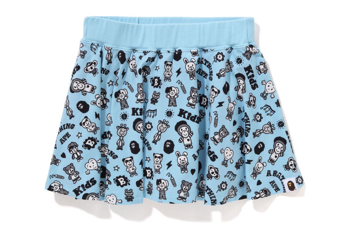 BAPE KIDSÂ® X CHOCOMOO MILO FRIENDS SKIRT
