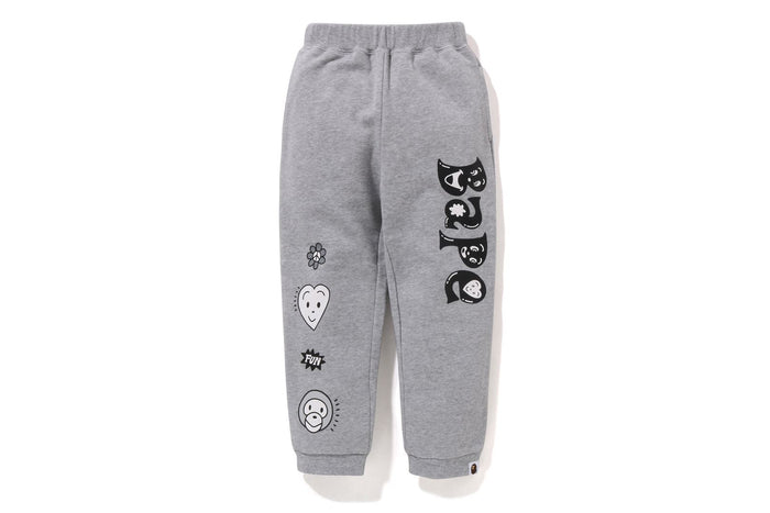 BAPE KIDSÂ® X CHOCOMOO SWEAT PANTS