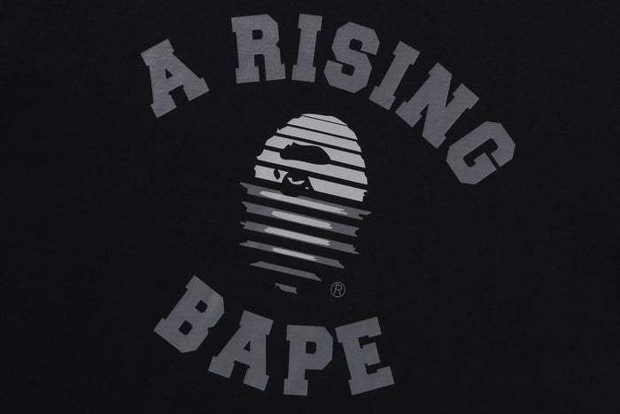 BAPE MENS COTTON APE HEAD PRINT A RISING BAPE T-SHIRT