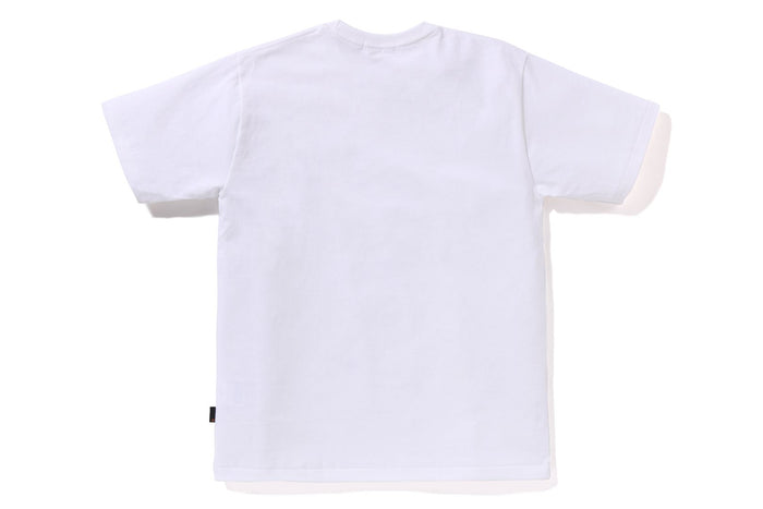 BAPE MENS COTTON PRINTED HEADS FLYER T-SHIRT