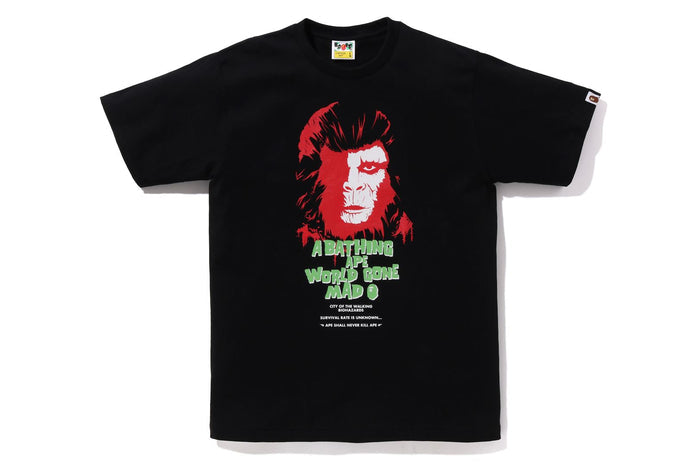 BAPE MENS COTTON PRINTED HORROR #1 T-SHIRT