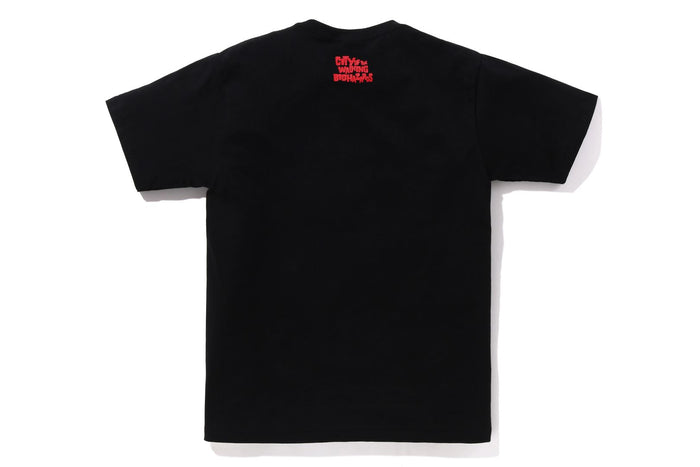 BAPE MENS COTTON PRINTED HORROR #1 T-SHIRT