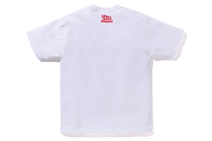 BAPE MENS COTTON PRINTED HORROR #1 T-SHIRT