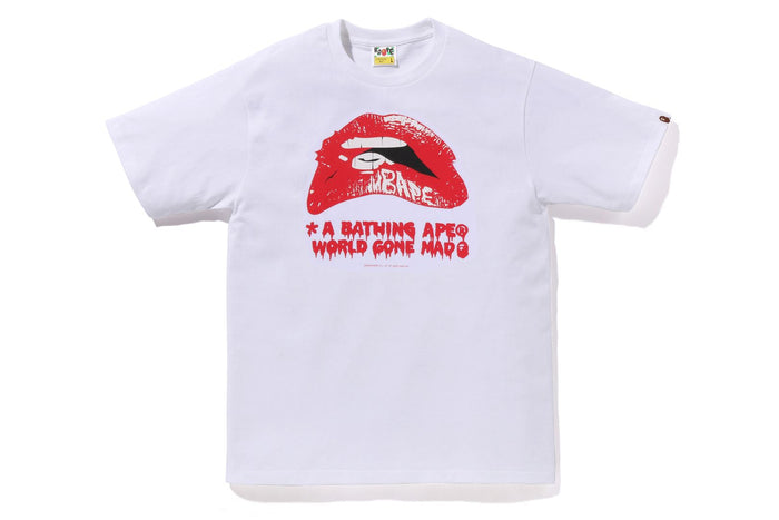 BAPE MENS COTTON PRINTED HORROR #2 T-SHIRT