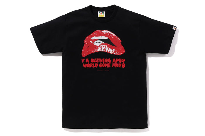 BAPE MENS COTTON PRINTED HORROR #2 T-SHIRT