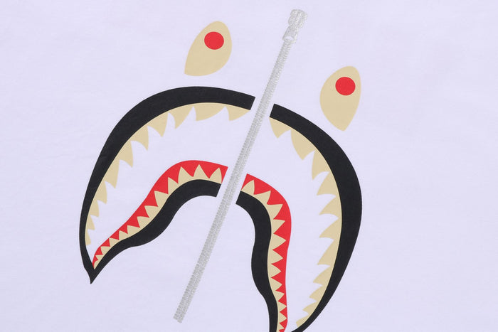 BAPE MENS COTTON SHARK PRINT T-SHIRT CHINA
