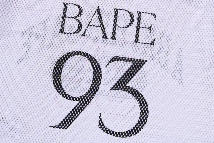 BAPE MENS LINE CAMO MULTI LOGO RELAXED FIT FOOTBALL JERSEY
