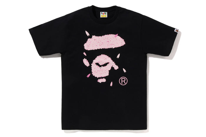 BAPE MENS SAKURA APE FACE TEE