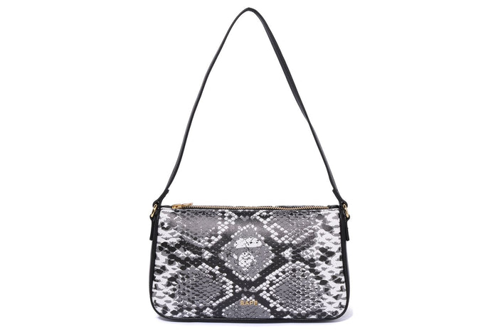 BAPE SNAKE PATTERN HAND BAG
