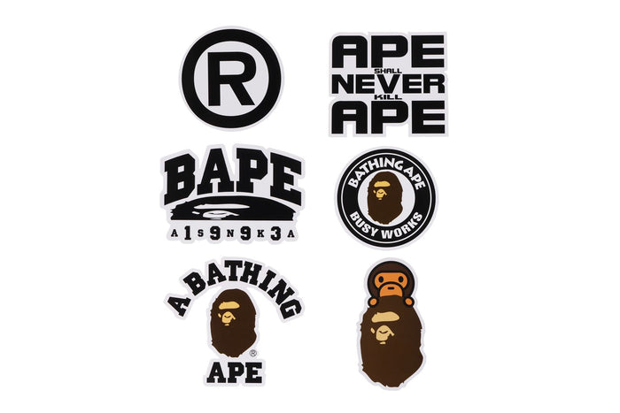 BAPE STICKER SET