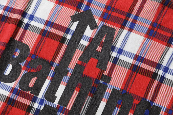 BAPE STORE LONDON BAPE CHECK RLX CREWNECK