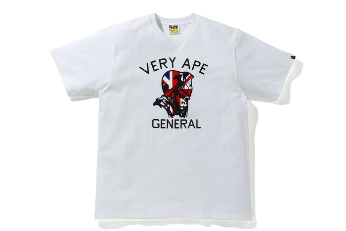 BAPE STORE LONDON VERY APE COLLEGE GENERAL TEE