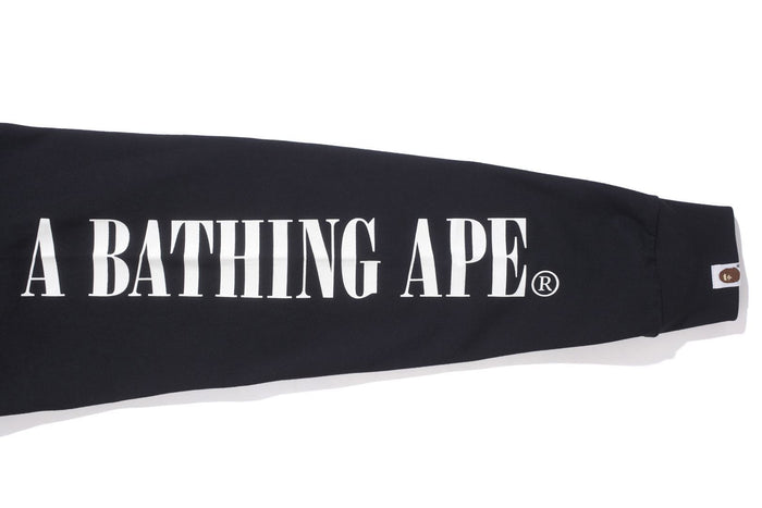BAPE STOREÂ® LONDON BAPE CHECK LOGO L/S TEE