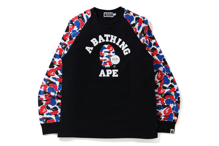 BAPE STOREÂ® LONDON CAMO LONG SLEEVE TEE
