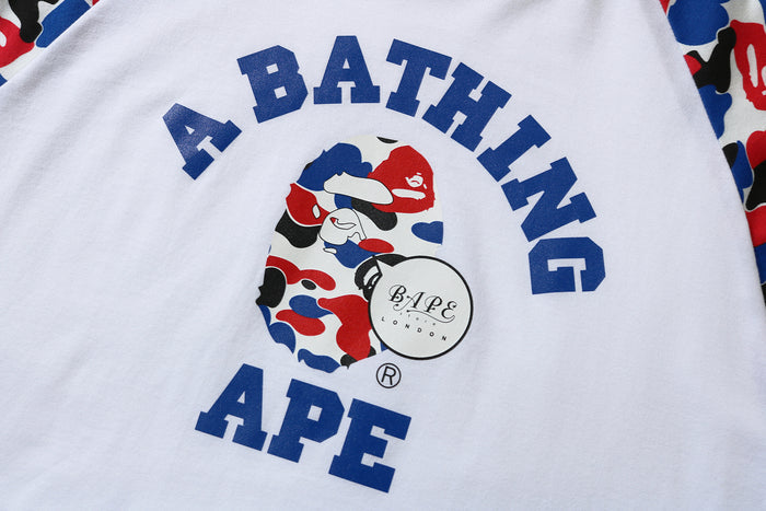 BAPE STOREÂ® LONDON CAMO LONG SLEEVE TEE