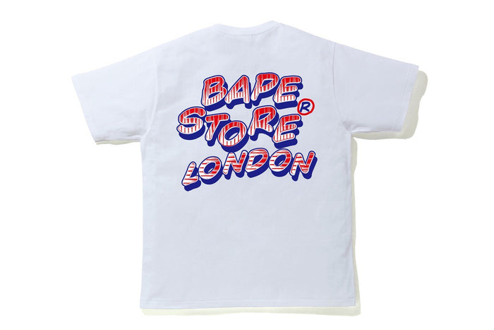 BAPE STOREÂ® LONDON UNION JACK COLLEGE TEE