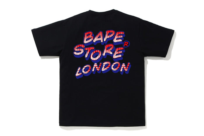 BAPE STOREÂ® LONDON UNION JACK COLLEGE TEE