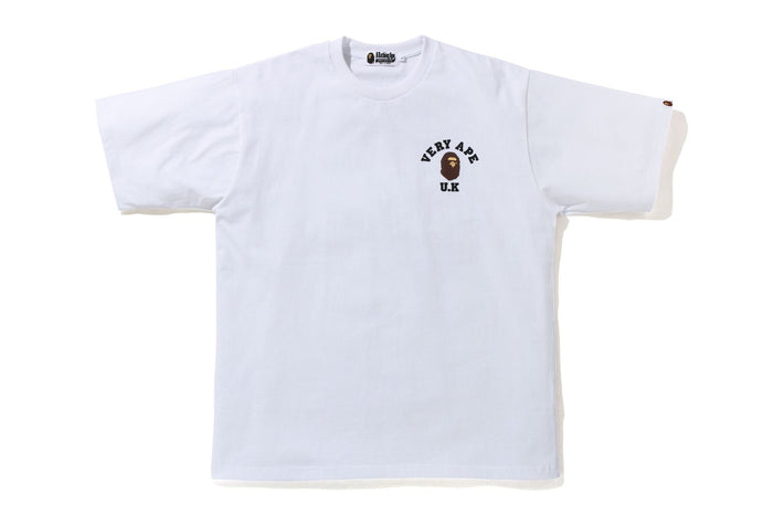 BAPE STOREÂ® LONDON VERY APE COLLEGE RLX TEE