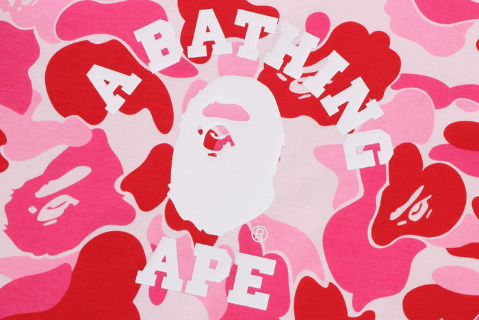 BAPE WOMENS ABC CAMO COLLEGE MINI TEE