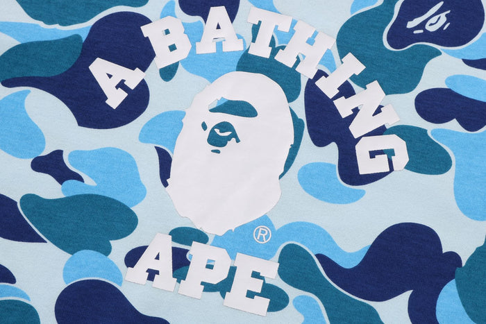 BAPE WOMENS ABC CAMO COLLEGE MINI TEE