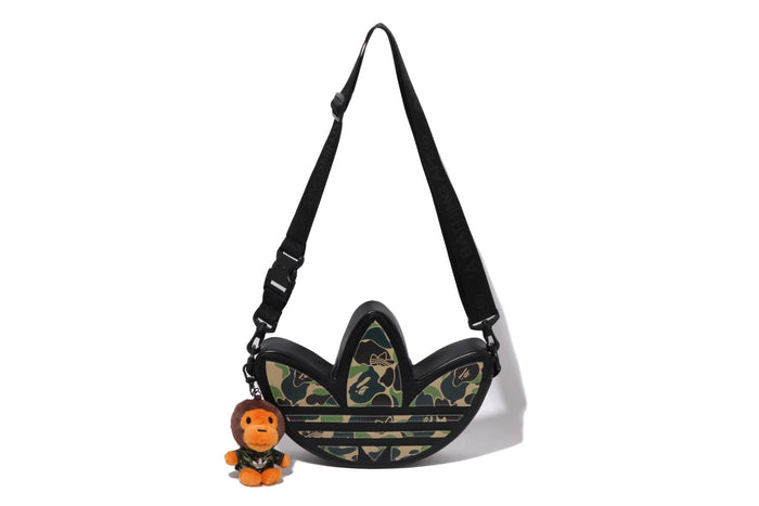 BAPE X ADIDAS CAMO TREFOIL SHOULDER BAG