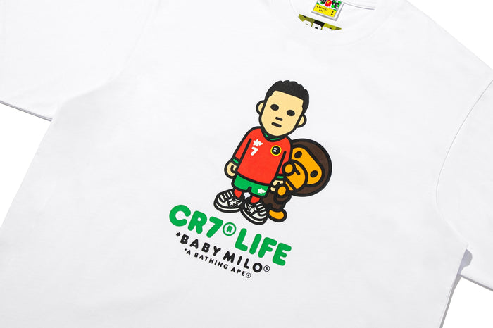 BAPE X CR7 LIFE BABY MILO RELAXED FIT TEE