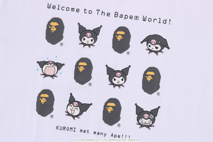 BAPE X KUROMI TEE LADIES