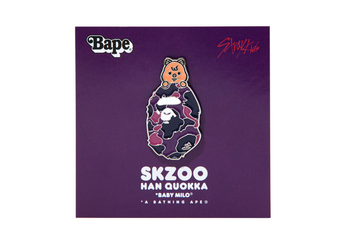 BAPE X STRAY KIDS METAL PINS