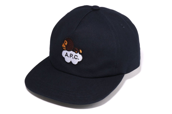 BAPEÂ® X A.P.C. MILO COTTON CAP