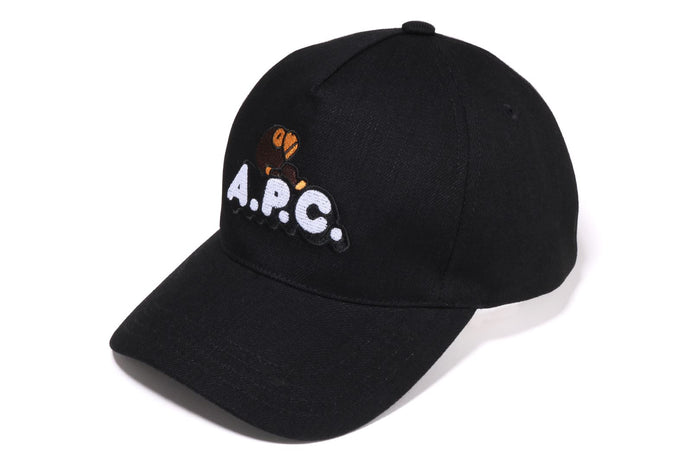 BAPEÂ® X A.P.C. MILO ON APC DENIM CAP