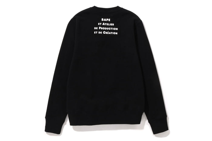 BAPEÂ® X A.P.C. MILO WIDE CREWNECK