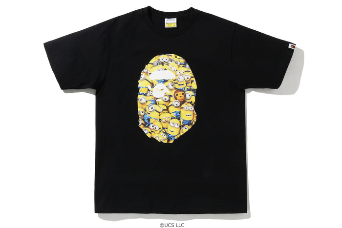 BAPEÂ® X MINIONS APE HEAD TEE