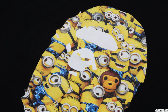 BAPEÂ® X MINIONS APE HEAD TEE