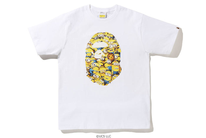 BAPEÂ® X MINIONS APE HEAD TEE