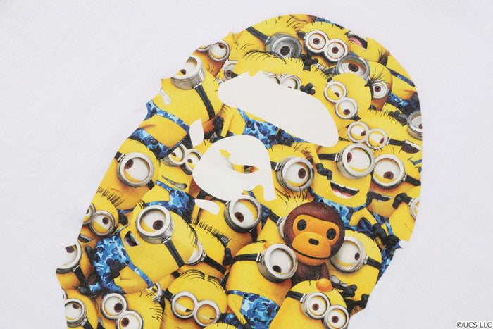 BAPEÂ® X MINIONS APE HEAD TEE