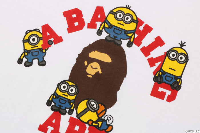 BAPEÂ® X MINIONS COLLEGE TEE