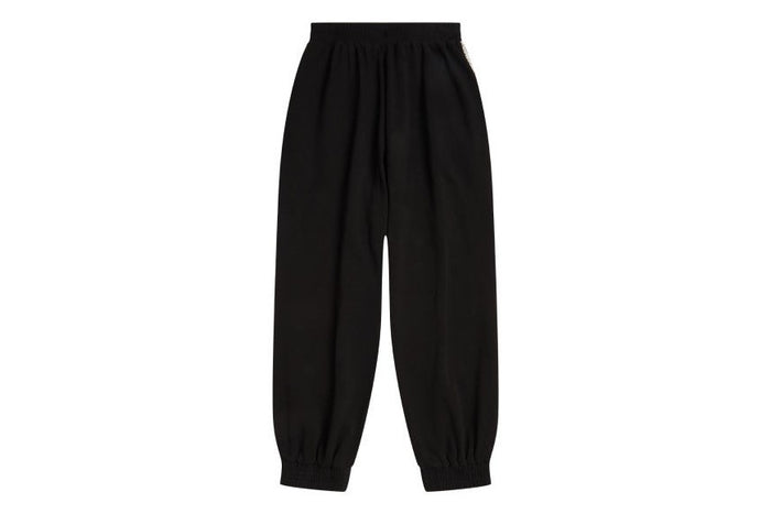 BAPY LACE-PATCHED SWEAT PANTS