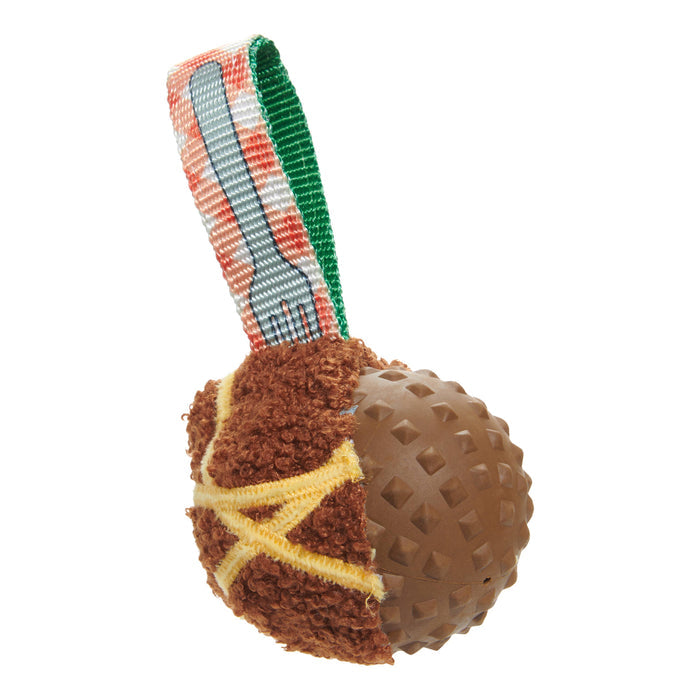 BARK Super Chewer A Squeaky Meat-A-Ball Dog Chew Toy M - Dog.Dog.Cat.