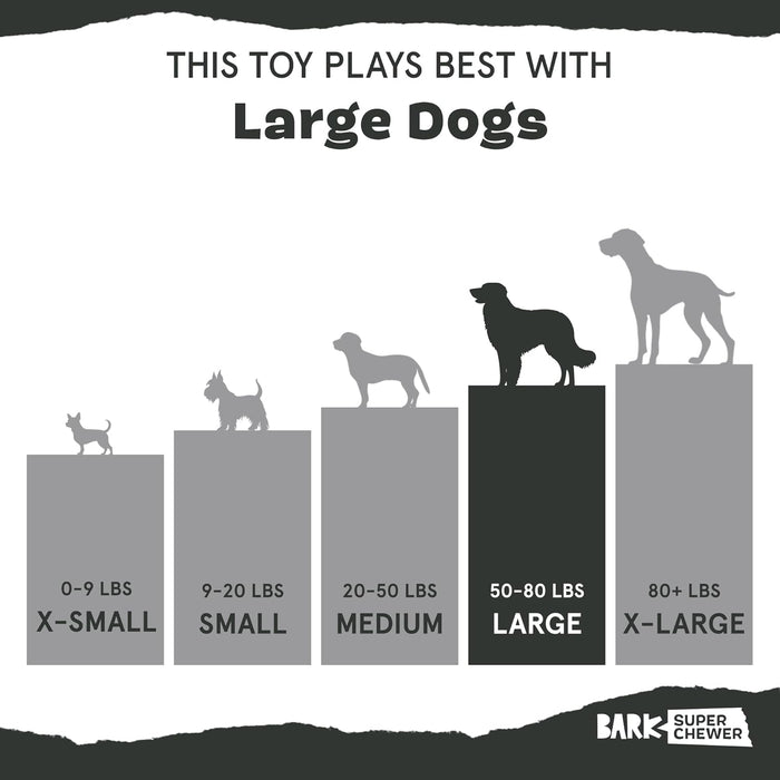 Bark Super Chewer Grey Bear Hugger Dog Toy Large - Dog.Dog.Cat.