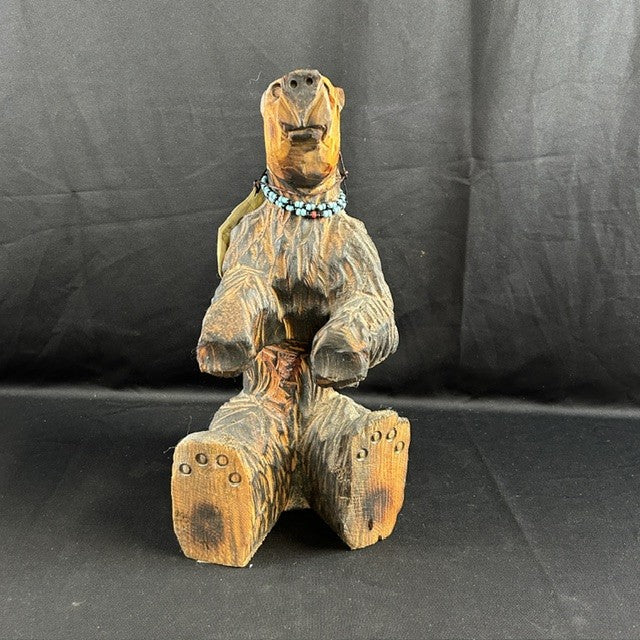 Bear Chainsaw Art Wood Carving