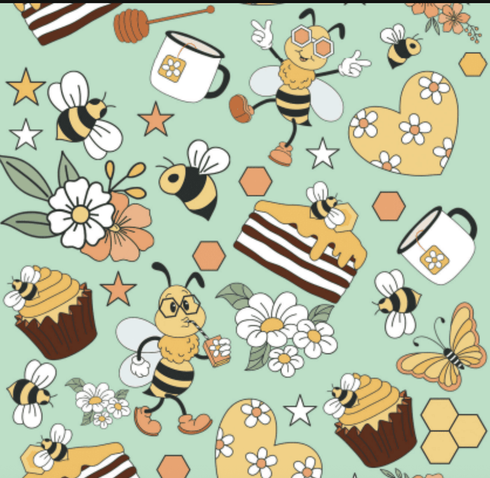 Bee Groovy Pair & A Spare Boot Socks
