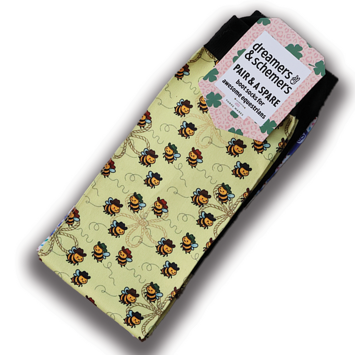 Bee Haw Pair & A Spare Socks