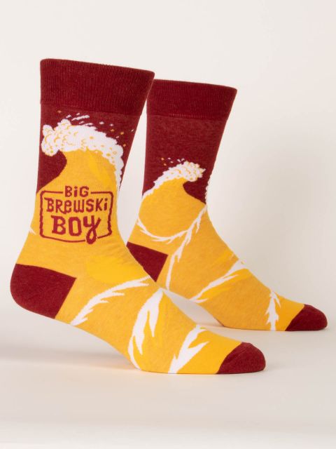 Big Brewsky Boy - Men's Socks - Blue Q