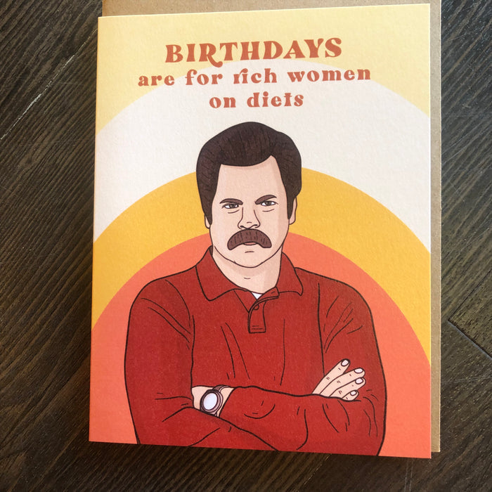 Birthdays - For Rich Women on Diets.